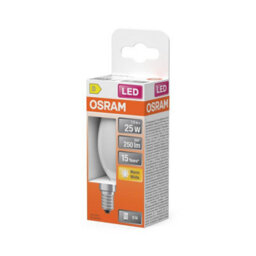 Osram Led Lamp Star Light Bulb Candle Shape B25 Filament E14 Frosted 6 Pack - thumbnail 2