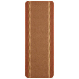The Rugs Washable Designer Rugs & Mats Lined Bordered Design In Terra   116T - thumbnail 4