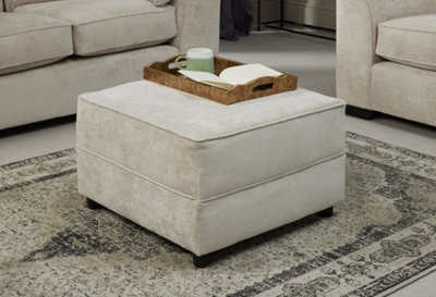 Modern Home Selby Standard Footstool Silver - image 1