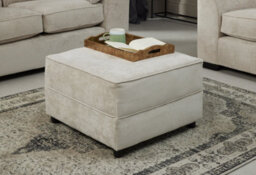 Modern Home Selby Standard Footstool Silver - thumbnail 1