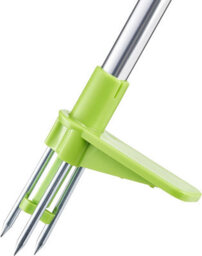 Long Handled Weed Remover - Aluminium No Bend Garden Lawn Weeding Tool With 3 Claws & Foot Pedal - Measures 100 X 21.5 X 4.5Cm - thumbnail 4