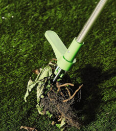 Long Handled Weed Remover - Aluminium No Bend Garden Lawn Weeding Tool With 3 Claws & Foot Pedal - Measures 100 X 21.5 X 4.5Cm - thumbnail 3