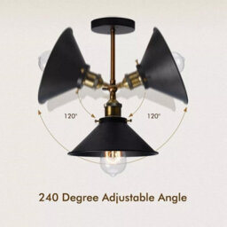 2 X Industrial Metal Wall Lights Indoor Wall Sconce Lighting Wall Lamp Fixture For Living Room Bedroom Vanity Loft Cafe Bar - thumbnail 7
