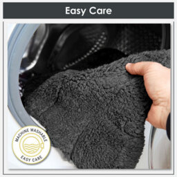 Emma Barclay Waves Non Slip Cotton Bath Mat Set In Black - thumbnail 9