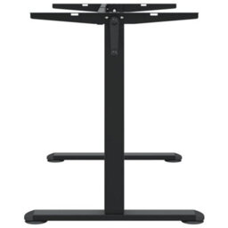 Berkfield Standing Desk Frame Black (94-135)X60X(70-114) Cm Steel - thumbnail 6