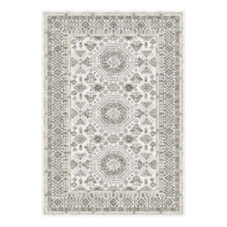 Decoranddecor Living Room Rugs, Washable Area Rugs, 120X170Cm, Non-Slip, Pet Friendly, Low Pile, Geometric Rug - Vassia - thumbnail 5