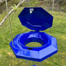 Set Of 2 Squirrel Proof Hanging Bird Seed Feeder With Flexible Perch & Baffles - thumbnail 6