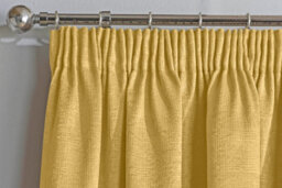 Enhanced Living Matrix Ochre 66 X 72 Inch (168X183Cm) Tape Top Thermal Noise Reducing Dim Out Curtains (Pair) - thumbnail 3