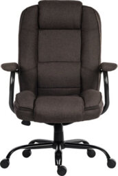 Teknik Goliath Duo Heavy Duty Executive Chair Bark Brown Fabric Rated To 27 Stone - thumbnail 2
