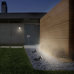 Luminosa Lighting Luminosa Tilt Led Outdoor Flush Wall Lamp Urban Grey, Opal, Neutral-White 4000K, Ip44 - thumbnail 2