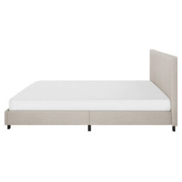 Beliani Bed Fabric Albi 160 X 200 Cm (Eu King Size) Beige - thumbnail 5