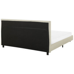 Beliani Bed Fabric Albi 160 X 200 Cm (Eu King Size) Beige - thumbnail 6