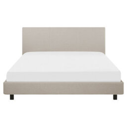 Beliani Bed Fabric Albi 160 X 200 Cm (Eu King Size) Beige - thumbnail 4