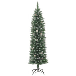 Berkfield Artificial Slim Christmas Tree With Stand 120 Cm Pvc - thumbnail 2
