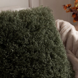 Furn. Rowan Faux Fur Polyester Filled Cushion - thumbnail 2