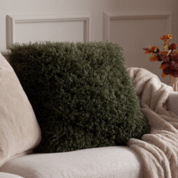 Furn. Rowan Faux Fur Polyester Filled Cushion - thumbnail 1