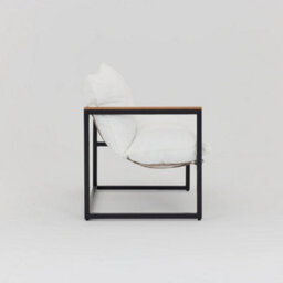 Home Detail Marbella Black Garden Balcony Set With Ivory Cushions - thumbnail 3