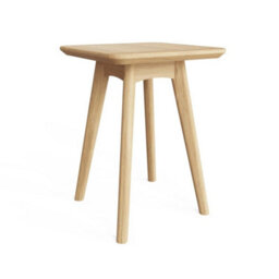 Natural Oak Solid Ash Wood Square Wine Table Traditional Furniture - thumbnail 1
