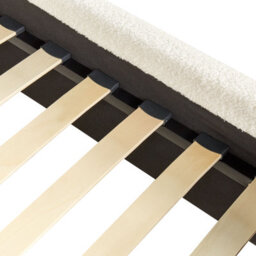 Beliani Bed Boucle Valognes 180 X 200 Cm (Eu Super King) Off-White - thumbnail 8