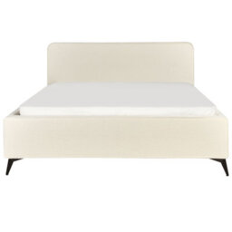 Beliani Bed Boucle Valognes 180 X 200 Cm (Eu Super King) Off-White - thumbnail 5