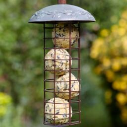 Peckish Secret Garden Steel Energy Ball Green Bird Feeder 0.7L - thumbnail 2