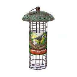 Peckish Secret Garden Steel Energy Ball Green Bird Feeder 0.7L - thumbnail 1