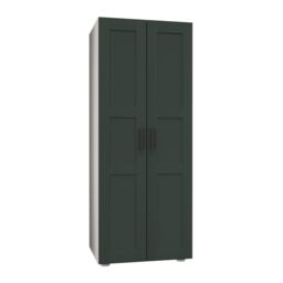 Atomia Classic Matt Heritage Green Tall Double Wardrobe (H)1875mm (W)750mm (D)580mm - thumbnail 3