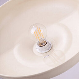 Sollux Lighting Gina Steel Beige 1 Lights Minimalist Pendant Lamps - thumbnail 7