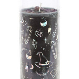 Something Different Jasmine Witch Amethyst Tube Candle Black/transparent (One Size) - thumbnail 4