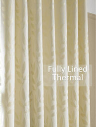 Luxury Living Tivoli Eyelet Ring Top Curtains Cream - thumbnail 5