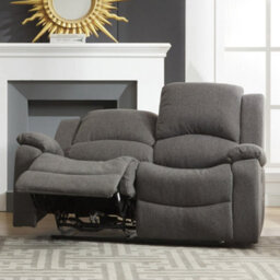 Marldon 150Cm Wide Dark Grey Fabric 2 Seat Electrically Operated Reclining 2 Seat Sofa - thumbnail 2