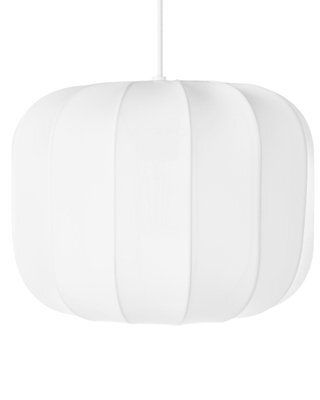 Wyld And Coco Hanging Pendant Lamp White Nylon Shade Modern Minimalist Living Room Light 28Cm X 88Cm - image 1