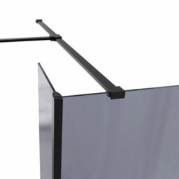 Sundaze Walk In Wet Room Shower Enclosure Grey Glass 800mm & 800mm & 215mm Flipper Panel With 1400X800mm Anthracite Shower Tray - thumbnail 4
