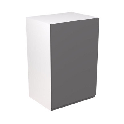 Kitchen Kit Dust Grey Matt J-Pull Door Boiler Housing Wall Unit Cabinet Handleless Soft Close Flatpack - 600X900mm - image 1