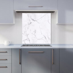 Warren Reed Designer White Marble Effect Kitchen Splashback - thumbnail 6