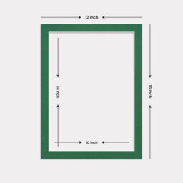 Ak Frames 16X12 Emerald Picture Mounts To Fit 14X10 Aperture Size - Mount Board Only (No Frame Included) - thumbnail 3