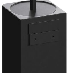 GoodHome Elland Black Polypropylene (Pp), Steel & Thermoplastic Rubber Toilet Brush & Holder - thumbnail 3