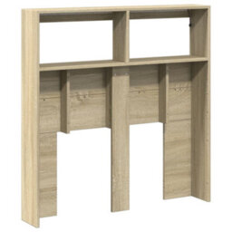 Walplus Headboard Cabinet With Led Sonoma Oak 100X17X102 Cm - thumbnail 8