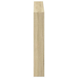 Walplus Headboard Cabinet With Led Sonoma Oak 100X17X102 Cm - thumbnail 7