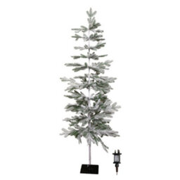 Samuel Alexander 6Ft (1.8M) Light Up Christmas Pine Needle Tree With 300 Warm White Leds And Metal Stand - thumbnail 9