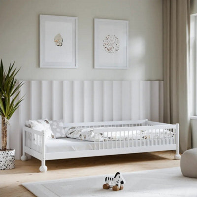 Arte Star Wooden Single Bed Eu 90X200Cm In White - Pure, Luminous, Family Friendly - image 1