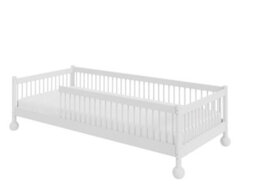 Arte Star Wooden Single Bed Eu 90X200Cm In White - Pure, Luminous, Family Friendly - thumbnail 2