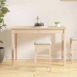Berkfield Dining Table 110X55X75 Cm Solid Wood Pine - thumbnail 5