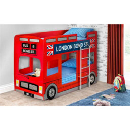 Ashfield Premium London Red Bus Bunk Bed 2 X 3Ft (90Cm)  - thumbnail 1