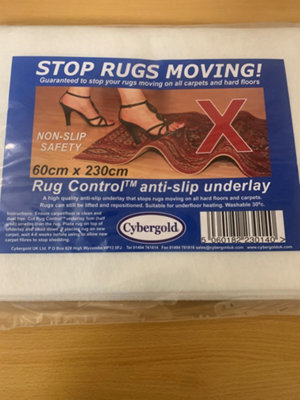 eXtreme Cybergold Rug Control Anti Slip Underlay - Stop Rug/runner Movement -60 X 230Cm
