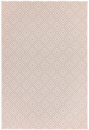 Pink Outdoor Rug, Geometric Stain-Resistant Rug For Patio Decks Balcony, 4mm Modern Outdoor Area Rug-120Cm X 170Cm - thumbnail 1