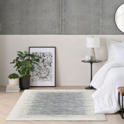 Grand Street Grn04 Ivory Blue Rug By Dkny-183Cm X 274Cm - thumbnail 4
