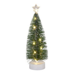 Living And Home 3-Piece Christmas Mini Led Light-Up Christmas Tree Home Decoration - thumbnail 2