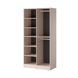 Arte Serene Lund Hinged Door Wardrobe H2000mm W1010mm D510mm In Calming Beige - Tranquil Storage Retreat - thumbnail 2