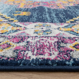 The Rug Edit Blue Multi Traditional Muse Oriental Medallion Rug - thumbnail 8